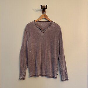 Lucky Brand Vintage Dusty Plum Long Sleeve Shirt